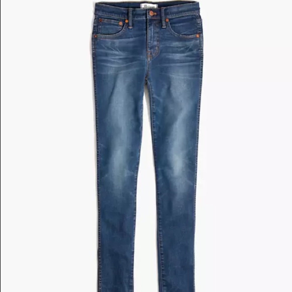 Madewell 9" Mid-Rise Skinny Jeans in Patty Wash